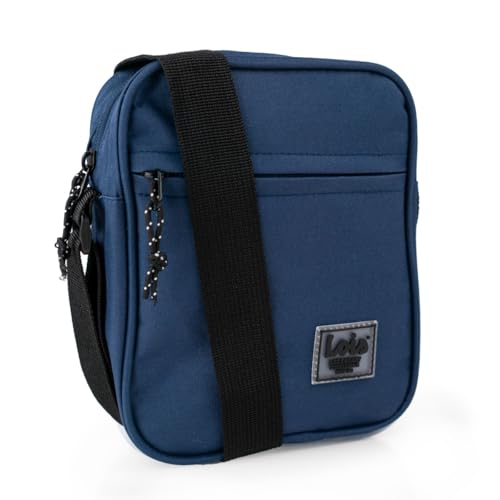 Lois - Umhängetasche Herren Klein mit verstellbarem riemen - Herren Umhängetasche Klein hergestellt aus hochwertigen Materialien - Dauerhaft Kleine Umhängetasche Herren - Herrentasche Zum, Marine Blau Lois - Umhängetasche Herren Klein mit verstellbarem riemen - Herren Umhängetasche Klein hergestellt aus hochwertigen Materialien - Dauerhaft Kleine Umhängetasche Herren - Herrentasche Zum, Marine Blau von Lois
