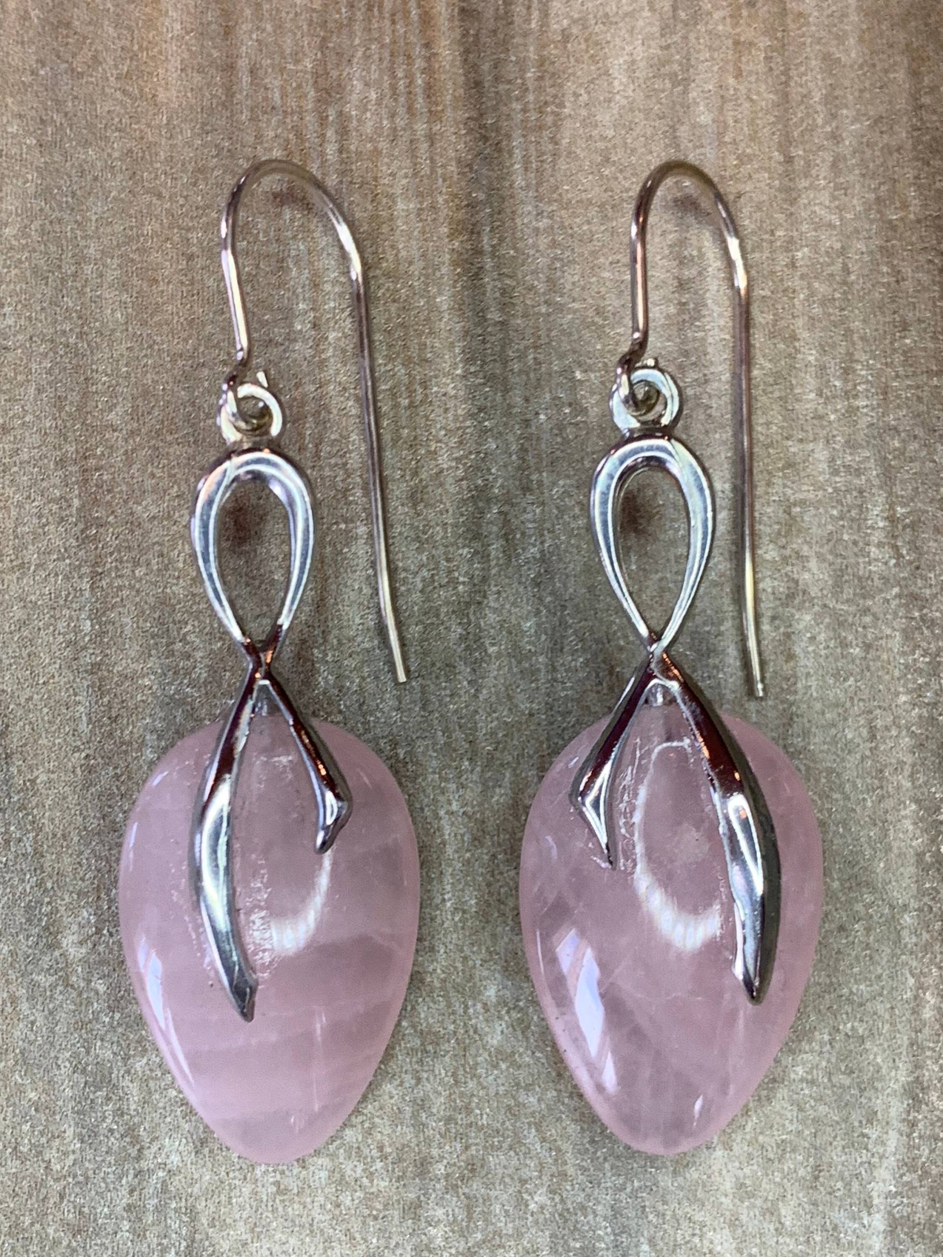 Brustkrebs Bewusstsein Teardrop Ohrringe, Krebs Unterstützung, Überlebende Geschenk Für Sie, Pink Ribbon Schmuck, Rosenquarz Schmuck Brustkrebs Bewusstsein Teardrop Ohrringe, Krebs Unterstützung, Überlebende Geschenk Für Sie, Pink Ribbon Schmuck, Rosenquarz Schmuck von LoisWagnerOriginals