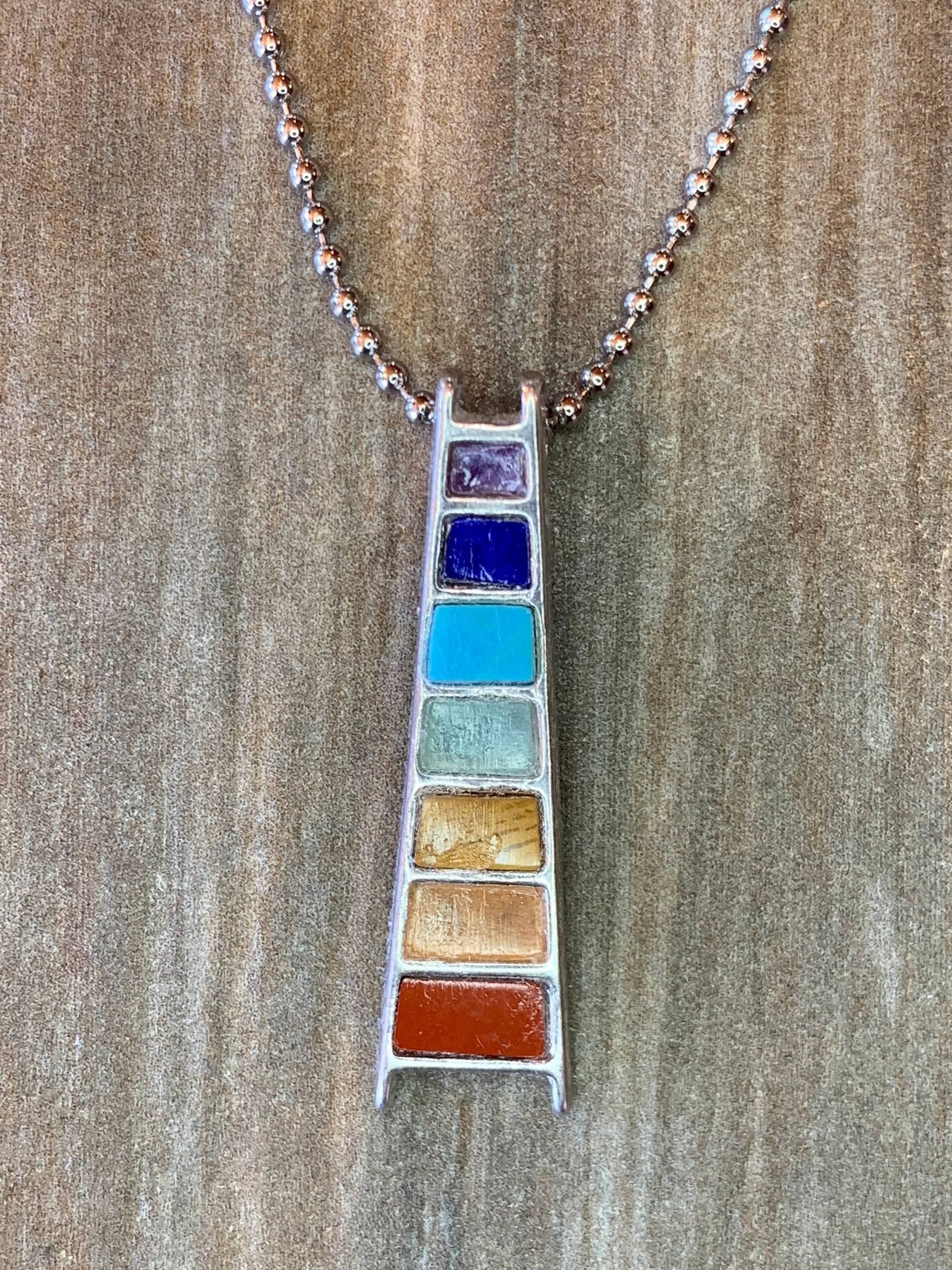 Leiter Der Tugenden Halskette, 7 Chakra, Regenbogen, Heilung, Mut, Gelegenheiten, Schutz, Vision, Unterstützung, Weisheit, Intuition, Geschenk Für Leiter Der Tugenden Halskette, 7 Chakra, Regenbogen, Heilung, Mut, Gelegenheiten, Schutz, Vision, Unterstützung, Weisheit, Intuition, Geschenk Für von LoisWagnerOriginals