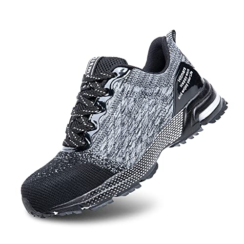 Loiston Arbeitsschuhe Herren Sicherheitsschuhe Damen Stahlkappe s3 s1 Leicht s2 Arbeitsschuhe Unisex Stahlkappenschuhe Schutzschuhe Arbeitsschutzschuhe Grau K05 Gr.42 Loiston Arbeitsschuhe Herren Sicherheitsschuhe Damen Stahlkappe s3 s1 Leicht s2 Arbeitsschuhe Unisex Stahlkappenschuhe Schutzschuhe Arbeitsschutzschuhe Grau K05 Gr.42 von Loiston