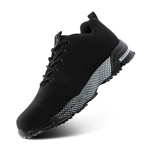 Loiston Sicherheitsschuhe Herren Arbeitsschuhe Damen Stahlkappe s3 Leicht s1 Schutzschuhe Sicherheitsschuhe Unisex Arbeits Schuhe Stahlkappenschuhe Schwarz K04 Gr.41 Loiston Sicherheitsschuhe Herren Arbeitsschuhe Damen Stahlkappe s3 Leicht s1 Schutzschuhe Sicherheitsschuhe Unisex Arbeits Schuhe Stahlkappenschuhe Schwarz K04 Gr.41 von Loiston
