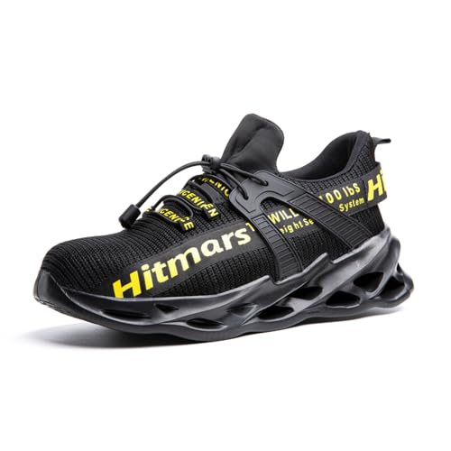 Loiston Sicherheitsschuhe Herren Arbeitsschuhe Stahlkappenschuhe mit Stahlkappe Damen Leicht VI-CP-1-Gelb EU45 Loiston Sicherheitsschuhe Herren Arbeitsschuhe Stahlkappenschuhe mit Stahlkappe Damen Leicht VI-CP-1-Gelb EU45 von Loiston