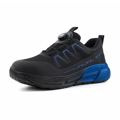 Loiston Sicherheitsschuhe Herren Damen Arbeitsschuhe Leicht Stahlkappe S1 Schutzschuhe S3 Arbeitsschutzschuhe Stahlkappenschuhe Arbeits- & Berufsschuhe Blau 38 von Loiston