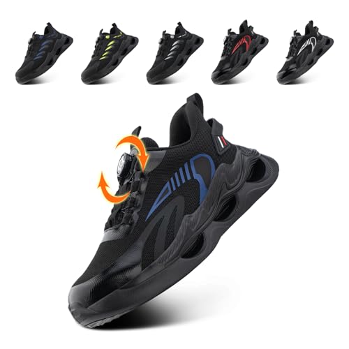 Loiston Sicherheitsschuhe Herren Damen Arbeitsschuhe Stahlkappenschuhe Sportlich Schutzschuhe mit Stahlkappe Arbeitsturnschuhe Atmungsaktiv Leicht rutschfeste Blau EU 38 Loiston Sicherheitsschuhe Herren Damen Arbeitsschuhe Stahlkappenschuhe Sportlich Schutzschuhe mit Stahlkappe Arbeitsturnschuhe Atmungsaktiv Leicht rutschfeste Blau EU 38 von Loiston
