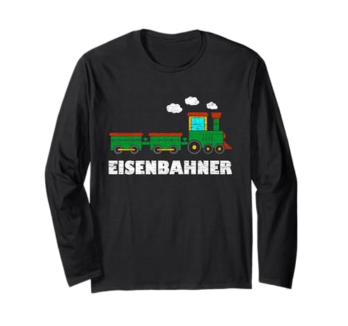 Eisenbahner Kinder Eisenbahn Jungen Langarmshirt Eisenbahner Kinder Eisenbahn Jungen Langarmshirt von Lok Kleidung Lokfahrer Lokomotive Geschenke