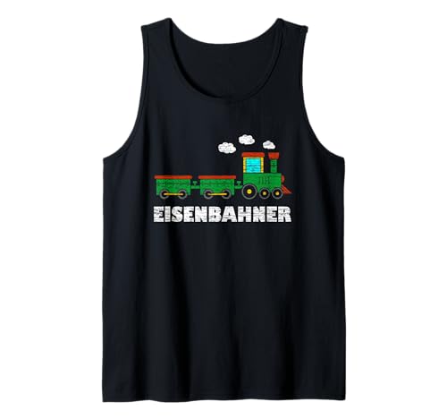 Eisenbahner Kinder Eisenbahn Jungen Tank Top Eisenbahner Kinder Eisenbahn Jungen Tank Top von Lok Kleidung Lokfahrer Lokomotive Geschenke