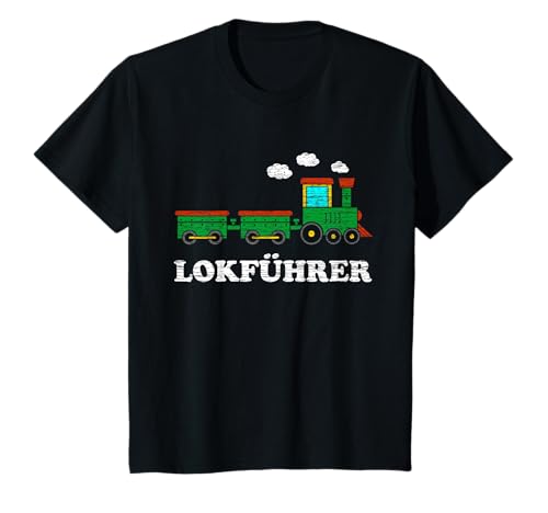 Kinder Lokführer Jungen Lokomotive T-Shirt Kinder Lokführer Jungen Lokomotive T-Shirt von Lok Kleidung Lokfahrer Lokomotive Geschenke