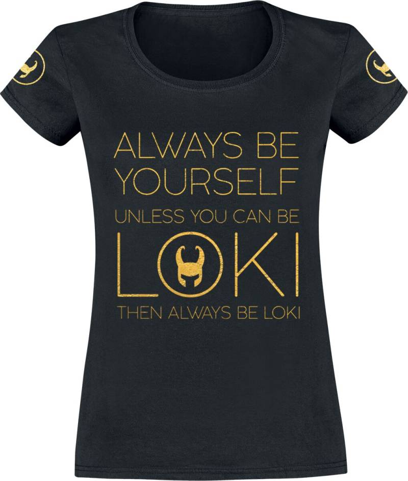 Loki Always Be Yourself T-Shirt schwarz in M von Loki