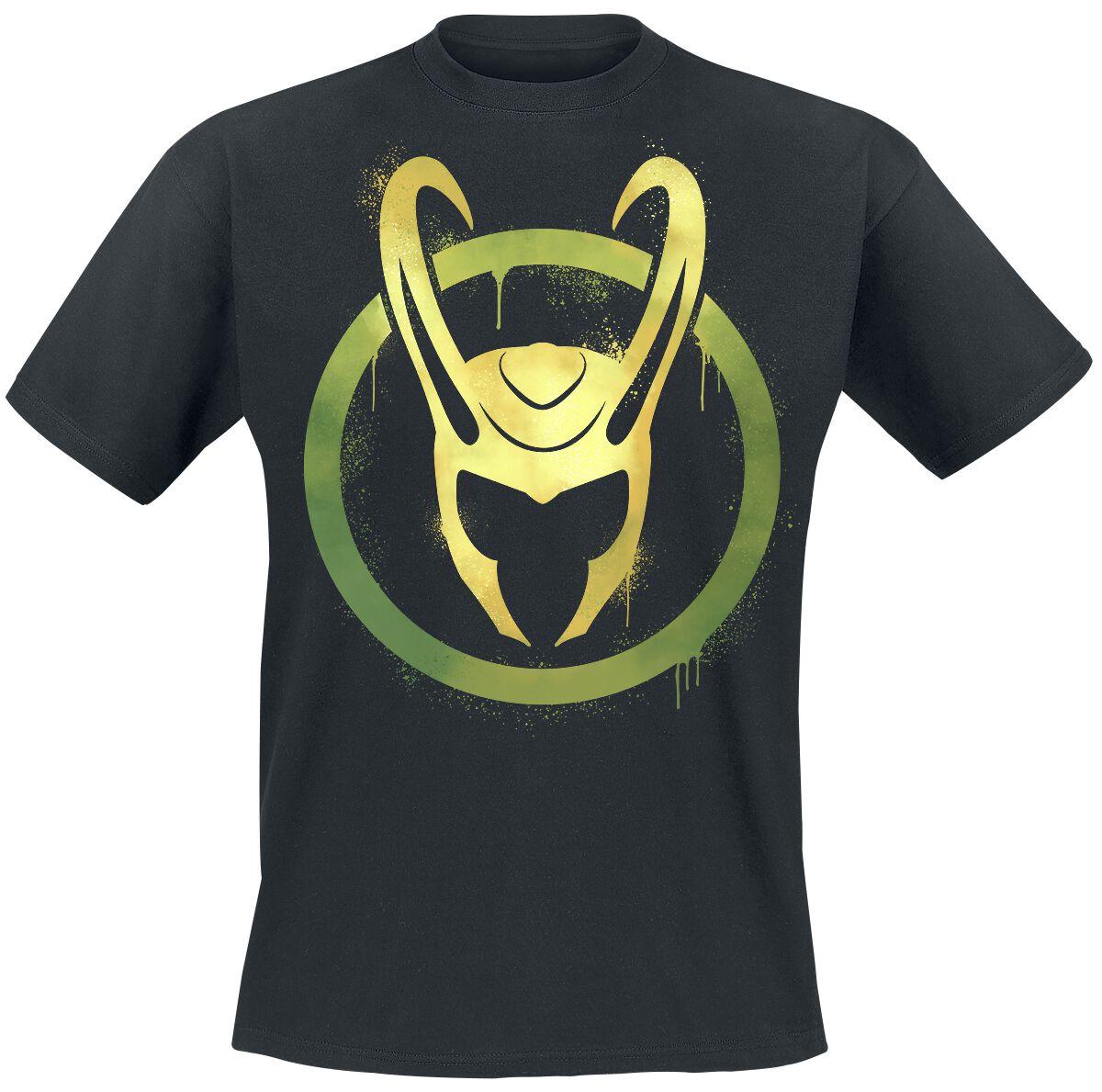 Loki - Marvel T-Shirt - Helmet - L bis XXL - für Männer - Größe XXL - schwarz  - EMP exklusives Merchandise! von Loki