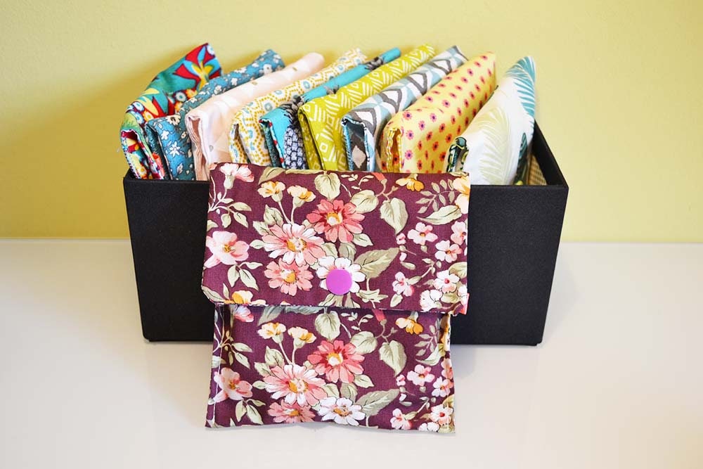 On Commande - Make-Up Entferner Tüchert Waschbaren Mikroschwamm Von Bio Tencel Beutel von Lokipic