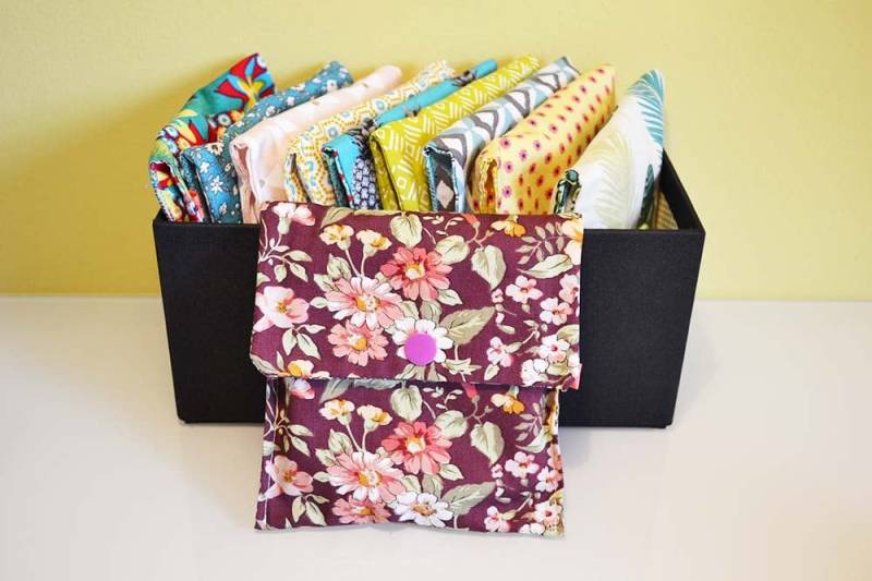 On Commande - Make-Up Entferner Tüchert Waschbaren Mikroschwamm Von Bio Tencel Beutel von Lokipic