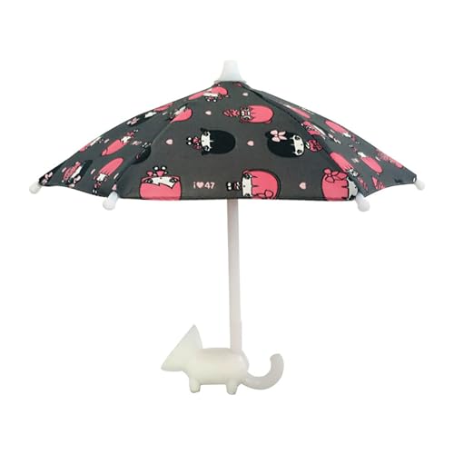 Handyschirm Für Die Sonne, Handy-Regenschirm-Saugnapf-Telefonhalter, Netter Saugnapfständer, Handyhalter, Handy-Saugnapf-Ständer für Outdoor-Reisen oder drinnen (D) von LoKori