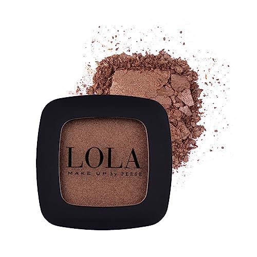 Lola Make-Up Mono Lidschatten, Hazel Brown, Satin, Rich Intense Pigmenation, High Coverage, Use Wet & Dry, All Skin Tone, Mineral Oil Free, Vegan & Cruelty Free, No 018 von Lola Make-Up