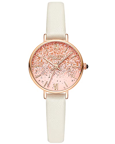 Lola Rose Damenuhr mit Rosenquarz-Zifferblatt & Lederarmband - 30mm Schmuckuhr mit Japan-Quarzwerk in 316L Edelstahl (30m wassergeschützt, Geschenkbox) Lola Rose Damenuhr mit Rosenquarz-Zifferblatt & Lederarmband - 30mm Schmuckuhr mit Japan-Quarzwerk in 316L Edelstahl (30m wassergeschützt, Geschenkbox) von Lola Rose