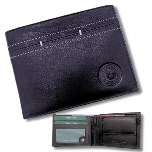 Lola Sale Herren Leder Geldbörse | Leder Kartenhalter | Geldbörse Große Kapazität 9 Steckplätze, 2 Fächer für Geld und Geldbörse, .mia236, Mediano, Urbano Lola Sale Herren Leder Geldbörse | Leder Kartenhalter | Geldbörse Große Kapazität 9 Steckplätze, 2 Fächer für Geld und Geldbörse, .mia236, Mediano, Urbano von Lola Sale