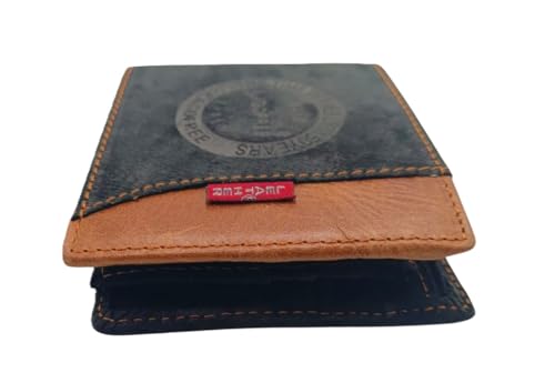 Lola Sale Ledergeldbörse für Herren mit Geldbörse | Kartenetui aus Leder | Brieftasche mit großem Fassungsvermögen 9 Steckplätzen, 2 Fächer für Geldscheine und Geldbörse, Schwarz 5211, Mediano, Casual Lola Sale Ledergeldbörse für Herren mit Geldbörse | Kartenetui aus Leder | Brieftasche mit großem Fassungsvermögen 9 Steckplätzen, 2 Fächer für Geldscheine und Geldbörse, Schwarz 5211, Mediano, Casual von Lola Sale