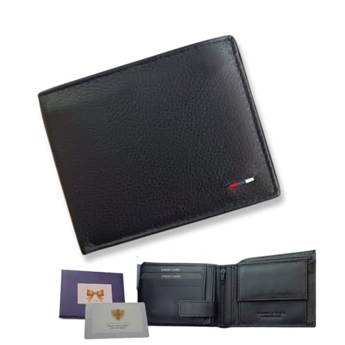 Lola Sale Ledergeldbörse für Herren mit Geldbörse | Kartenetui aus Leder | Brieftasche mit großer Kapazität 9 Steckplätzen, 2 Geldscheinfächer und Geldbörse mit RFID-Karte im Lieferumfang enthalten., Lola Sale Ledergeldbörse für Herren mit Geldbörse | Kartenetui aus Leder | Brieftasche mit großer Kapazität 9 Steckplätzen, 2 Geldscheinfächer und Geldbörse mit RFID-Karte im Lieferumfang enthalten., von Lola Sale