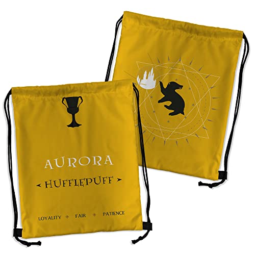 LolaPix String-Rucksack. Personalisiertes Namensgeschenk. String-Rucksack. Mehrere Modelle. Hufflepuff LolaPix String-Rucksack. Personalisiertes Namensgeschenk. String-Rucksack. Mehrere Modelle. Hufflepuff von LolaPix