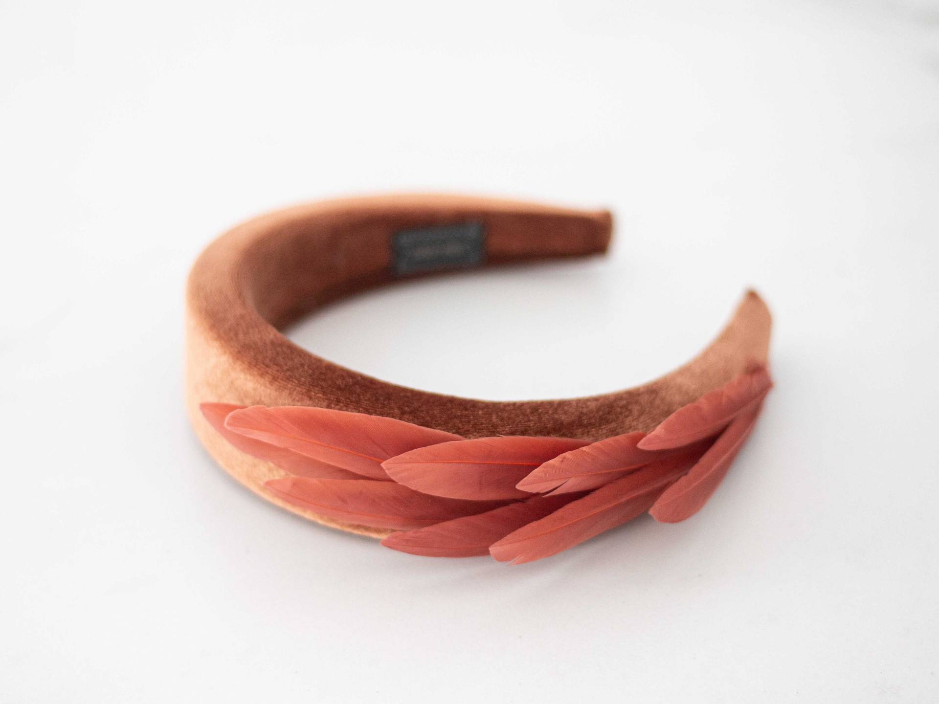 Haarreif Mit Federn, Samt Haarband, Kopfschmuck Feder Haarreif, Samthaarband Hochzeit Haarreif Mit Federn, Samt Haarband, Kopfschmuck Feder Haarreif, Samthaarband Hochzeit von LolaWhiteShop