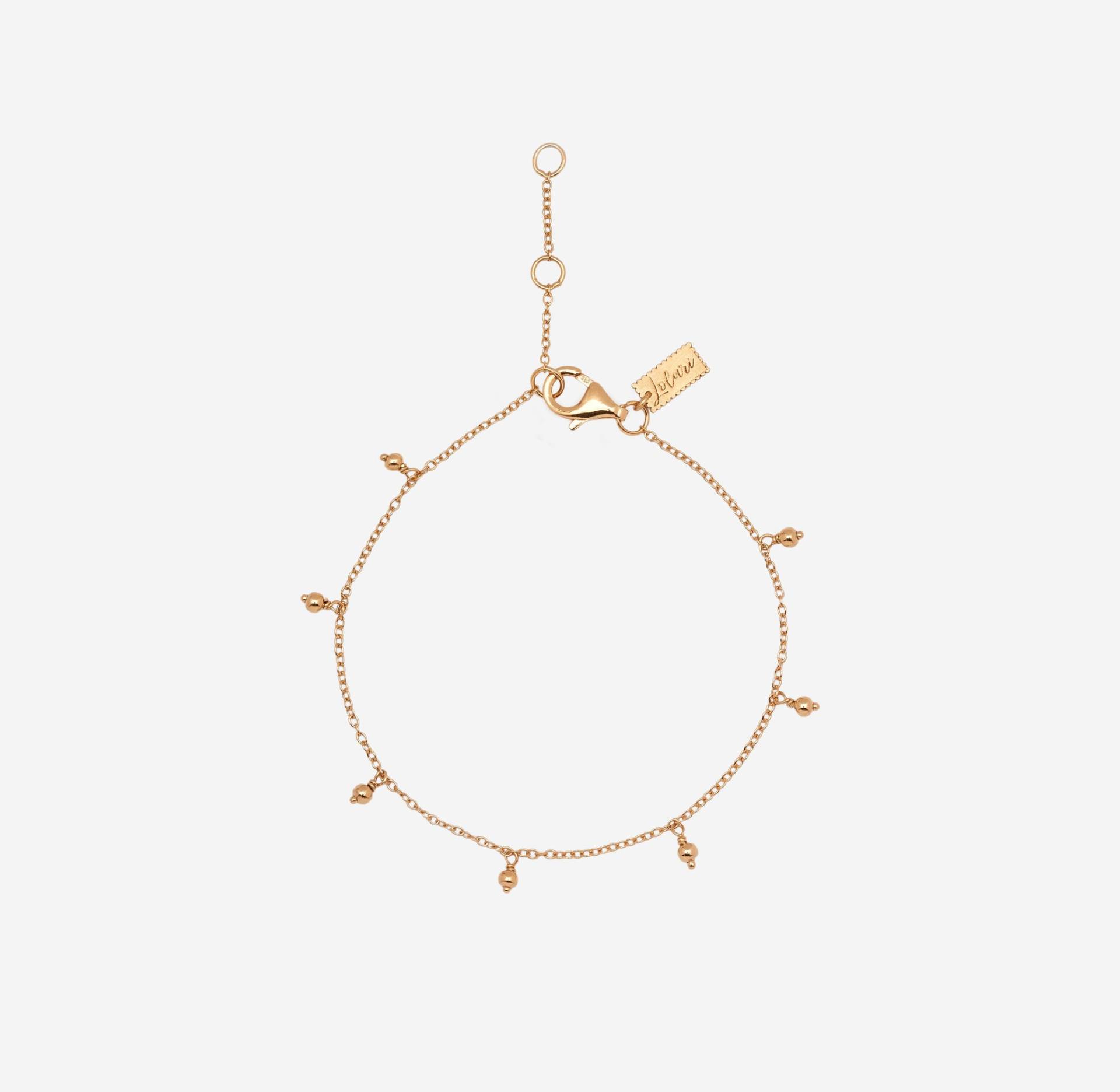Ganztägig Droplet Armband Aus Gold Vermeil Ganztägig Droplet Armband Aus Gold Vermeil von LolariLolari