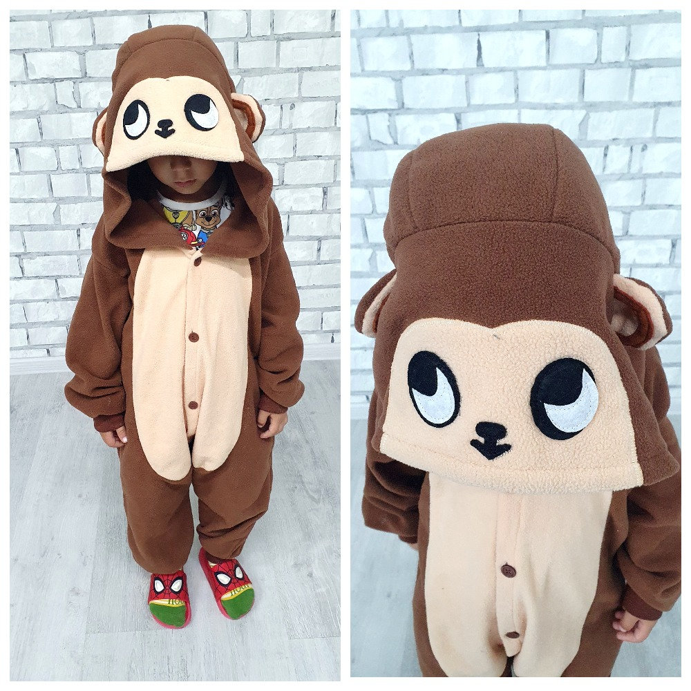 4T Kinder Affenkostüm Tierkostüm Kleinkinderkostüm Faschingskostüm Halloweenkostüm Partykostüm Cosplay von Lolitavintagee