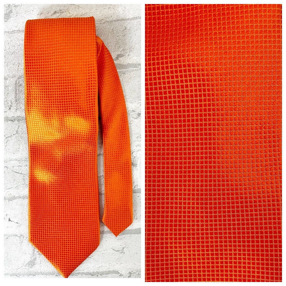 Halloween Accessorie Kostüm Herren Accessoires Statement Krawatte Orange Kürbis von Lolitavintagee