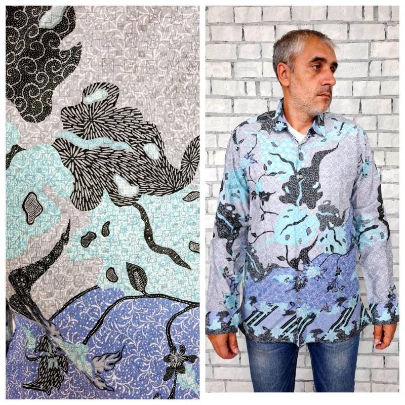 Herren Bekleidung Boyfriend Shirt Xl Abstraktes Print Herrenhemd Festival Freizeithemd Boho Hemden Hippie Button Up von Lolitavintagee