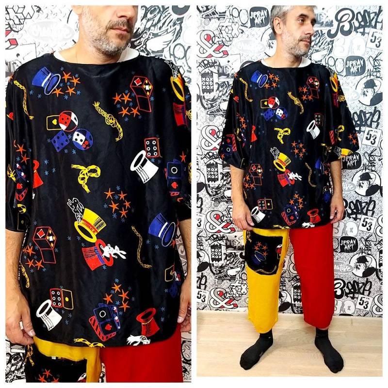 Männerkostüm Clown Kostüm Zirkus Halloween Kleidung Erwachsene Ringmaster Cosplay Größter Showman Zauberer Xl von Lolitavintagee