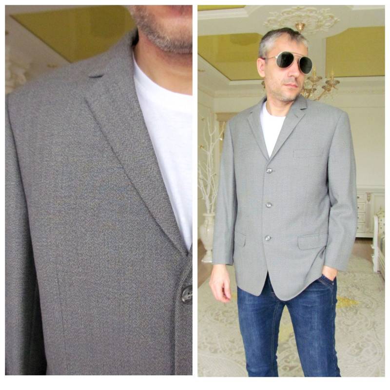 Retro Hochzeit Herren Blazer Srtiped Kleidung Sport Mantel Jacken Knopf Jacke Lehrer Größe Xl von Lolitavintagee