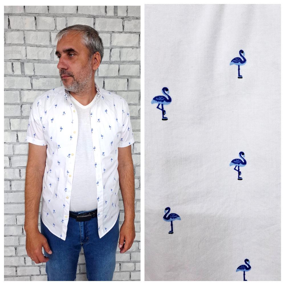 Vogel Shirt S Herrenhemd Weißes Hemd Flamingohemd Bohohemd Hawaiihemd 70Er Jahre Vogel Shirt S Herrenhemd Weißes Hemd Flamingohemd Bohohemd Hawaiihemd 70Er Jahre von Lolitavintagee