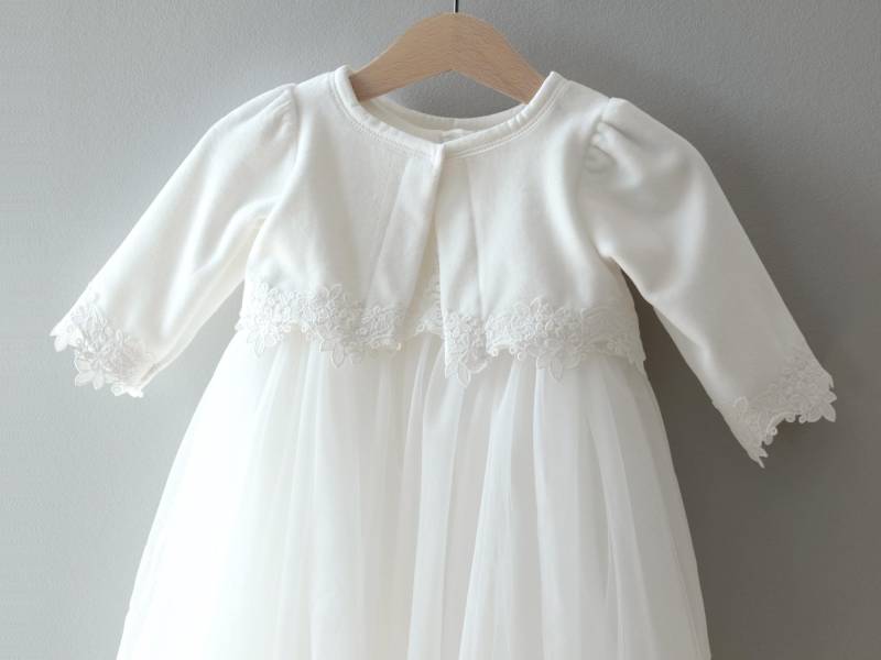 Alona Mit/Ohne Bolero Taufkleid Festkleid Mädchenkleid Babykleid Batipsm Dress von LoliweKids