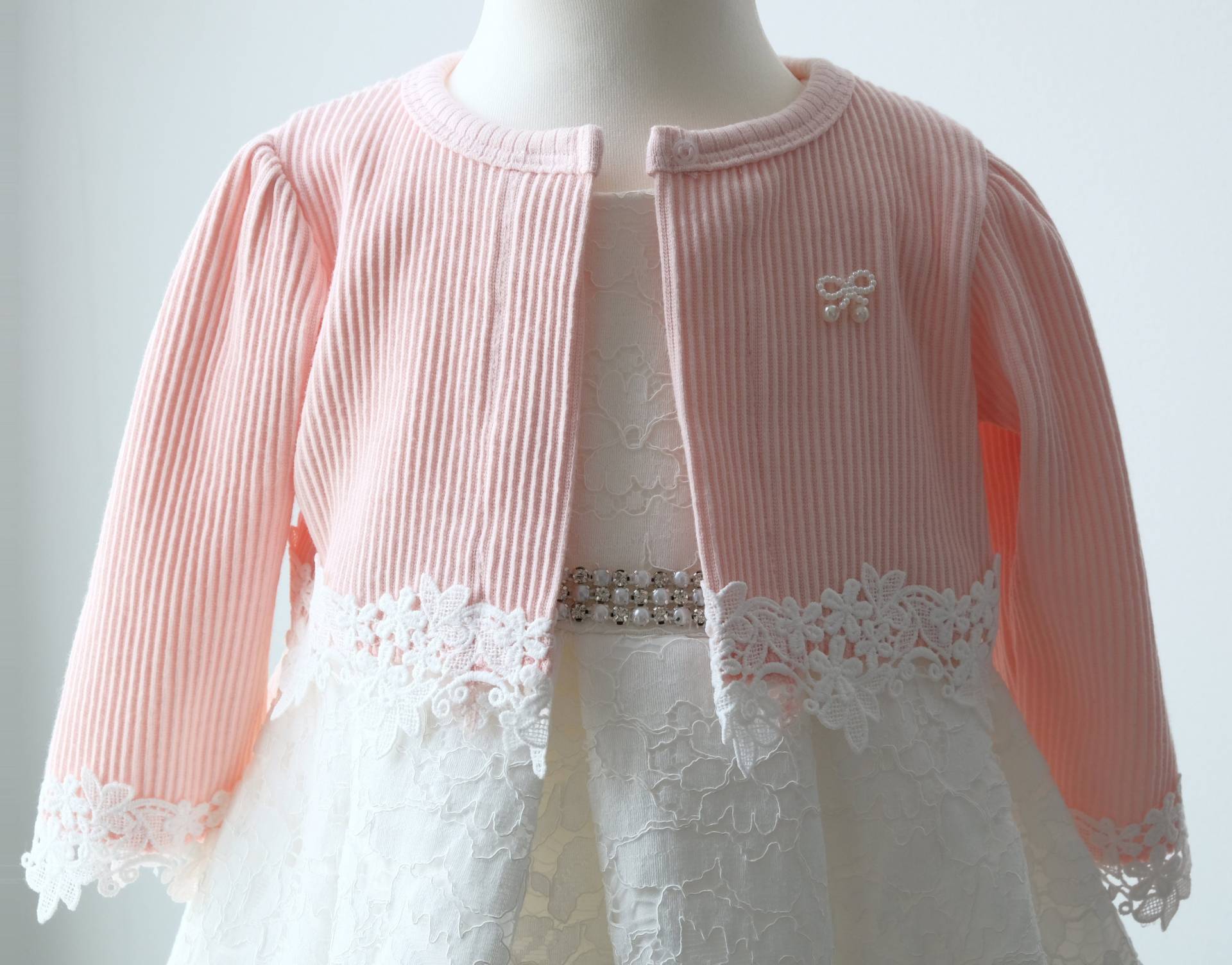 Bolero Babyjacke Zu Taufkleid Jacke von LoliweKids