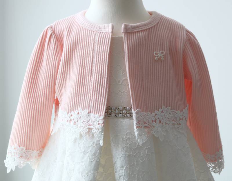 Bolero Babyjacke Zu Taufkleid Jacke von LoliweKids