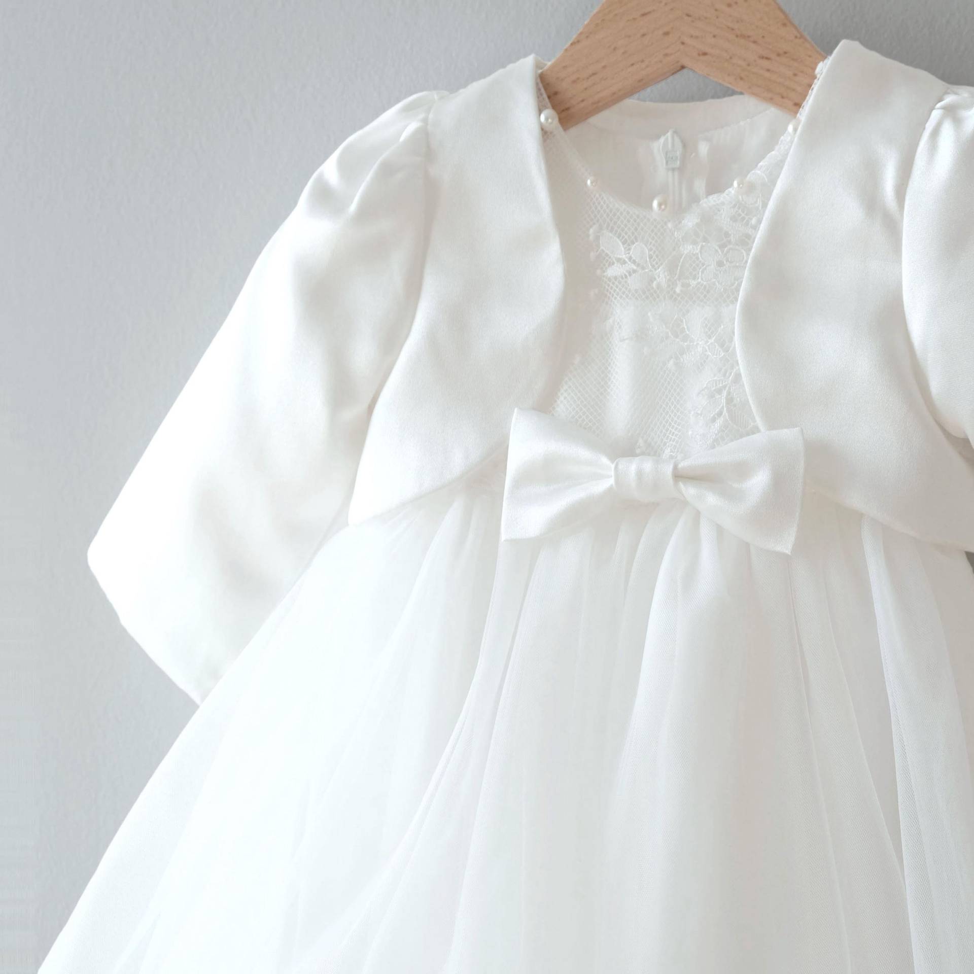 Edasi Taufkleid Mit/Ohne Bolero Festkleid Mädchenkleid Babykleid von LoliweKids