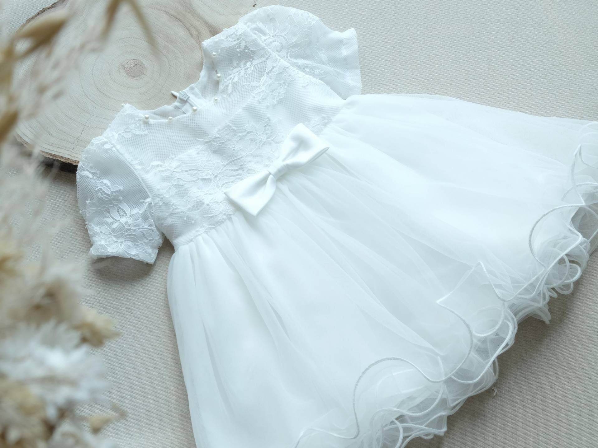 Edasi Taufkleid Festkleid Mädchenkleid Babykleid von LoliweKids