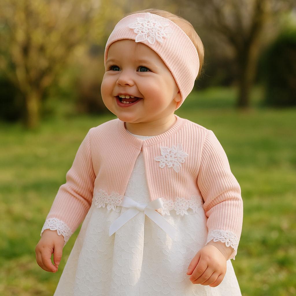 Loyala Taufkleid Bolero Festkleid Mädchenkleid Babykleid von LoliweKids