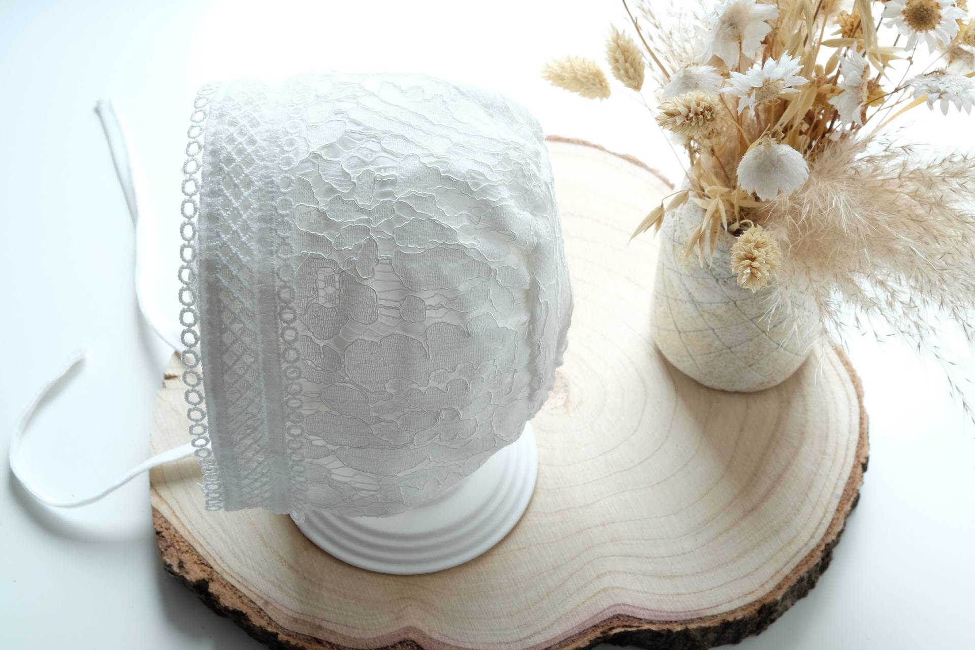 Loyala Taufmütze Hut Haube Mütze von LoliweKids