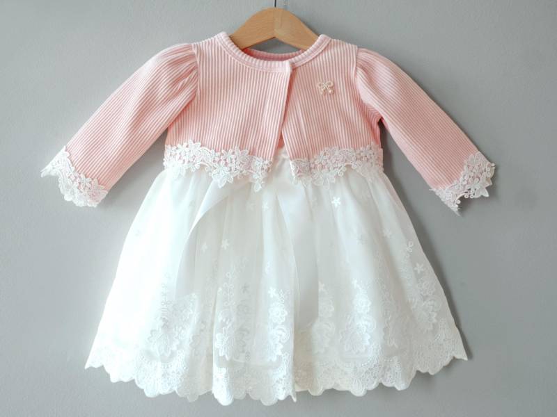 Miia Mit/Ohne Bolero Taufkleid Festkleid Mädchenkleid Babykleid Baptism Dress von LoliweKids