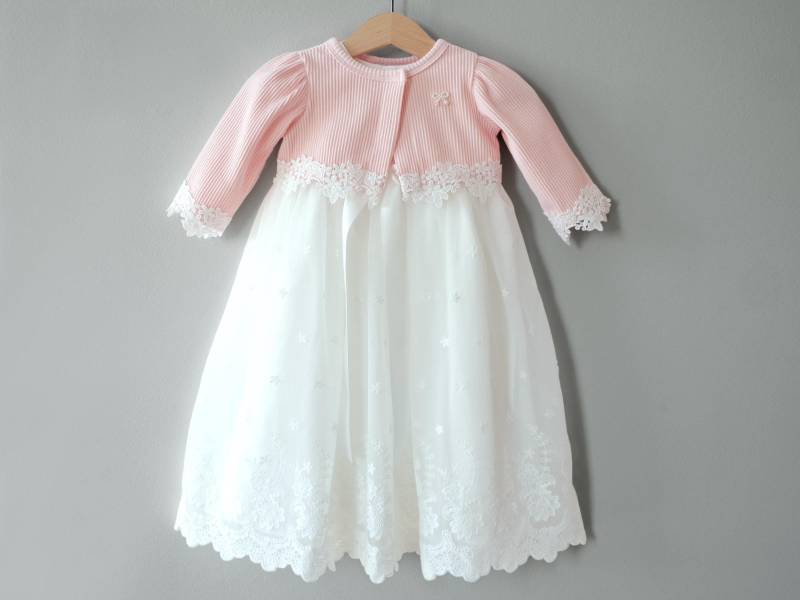 Miia Mit/Ohne Bolero Taufkleid Festkleid Mädchenkleid Babykleid Baptism Dress von LoliweKids