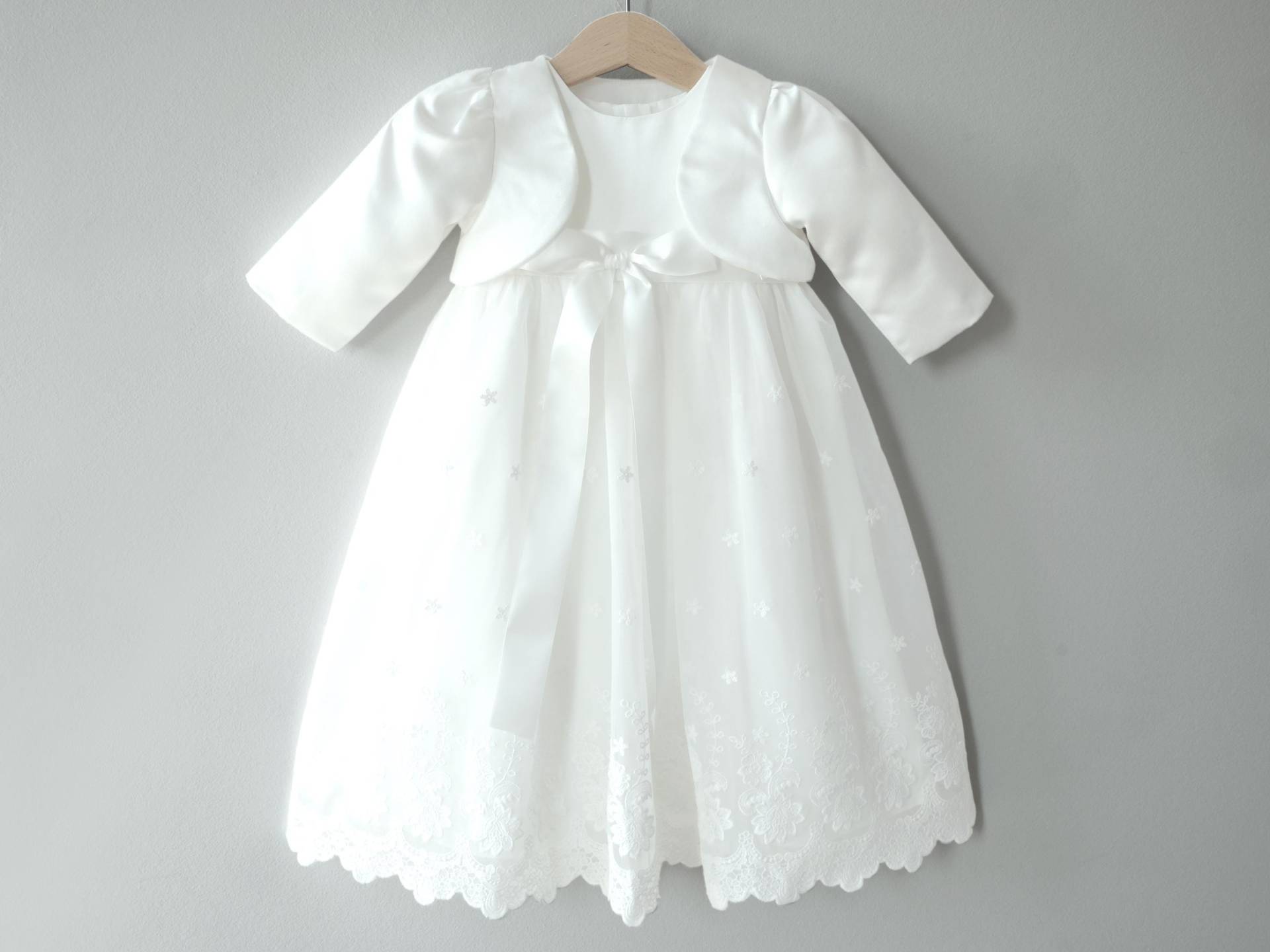 Miia Mit/Ohne Bolero Taufkleid Festkleid Mädchenkleid Babykleid Baptism Dress von LoliweKids