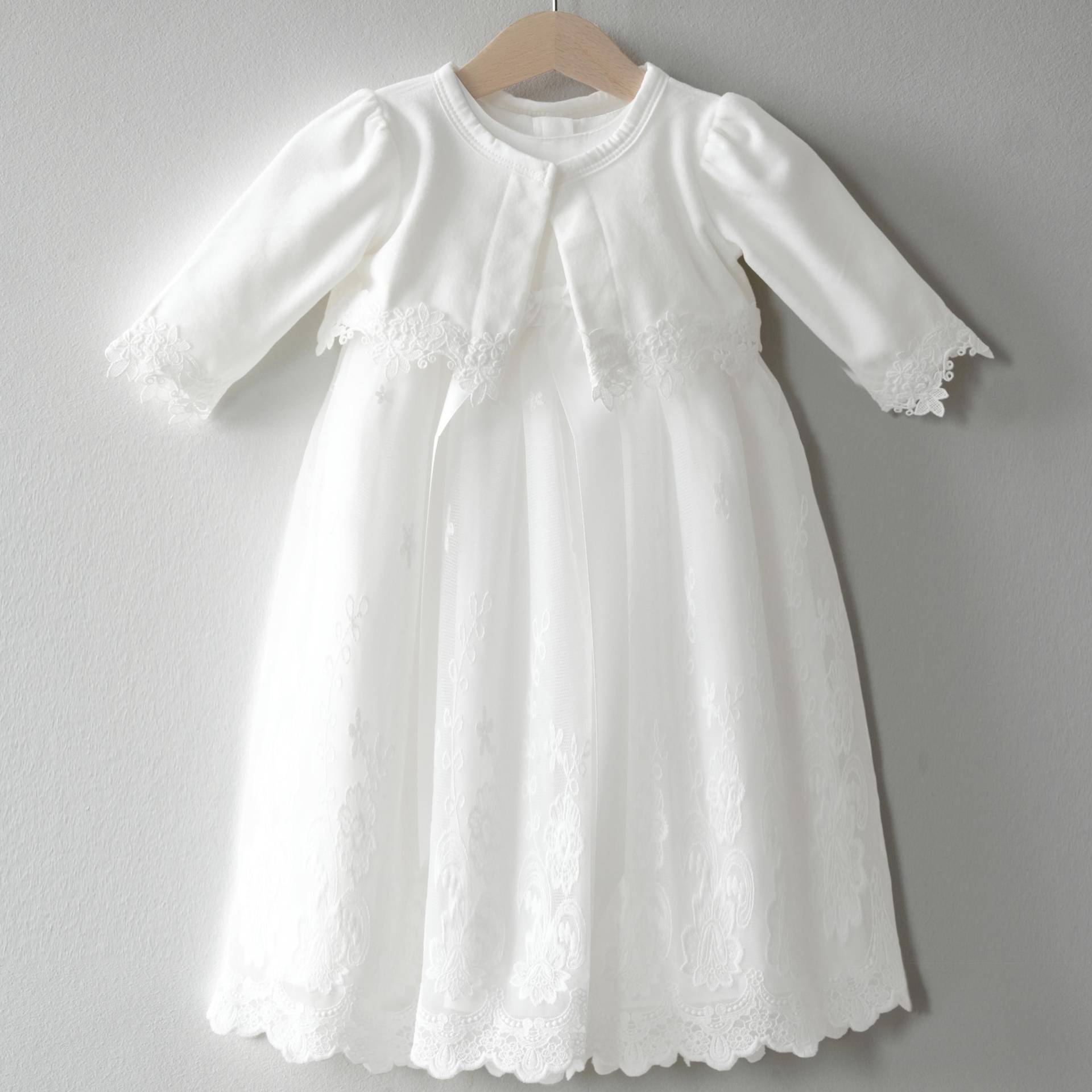 Miia Mit/Ohne Bolero Taufkleid Festkleid Mädchenkleid Babykleid Baptism Dress von LoliweKids