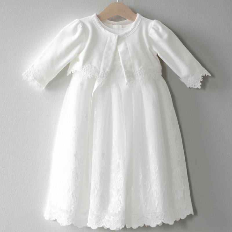 Miia Mit/Ohne Bolero Taufkleid Festkleid Mädchenkleid Babykleid Baptism Dress von LoliweKids