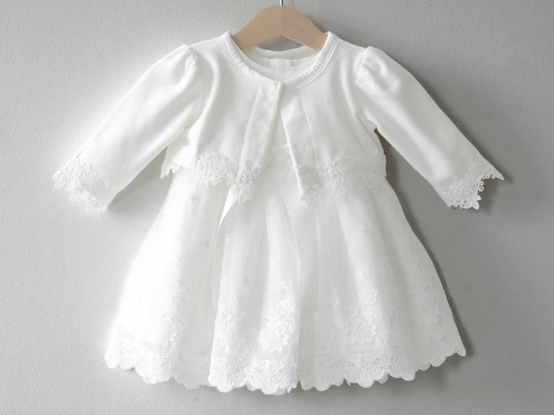 Miia Mit/Ohne Bolero Taufkleid Festkleid Mädchenkleid Babykleid Baptism Dress von LoliweKids