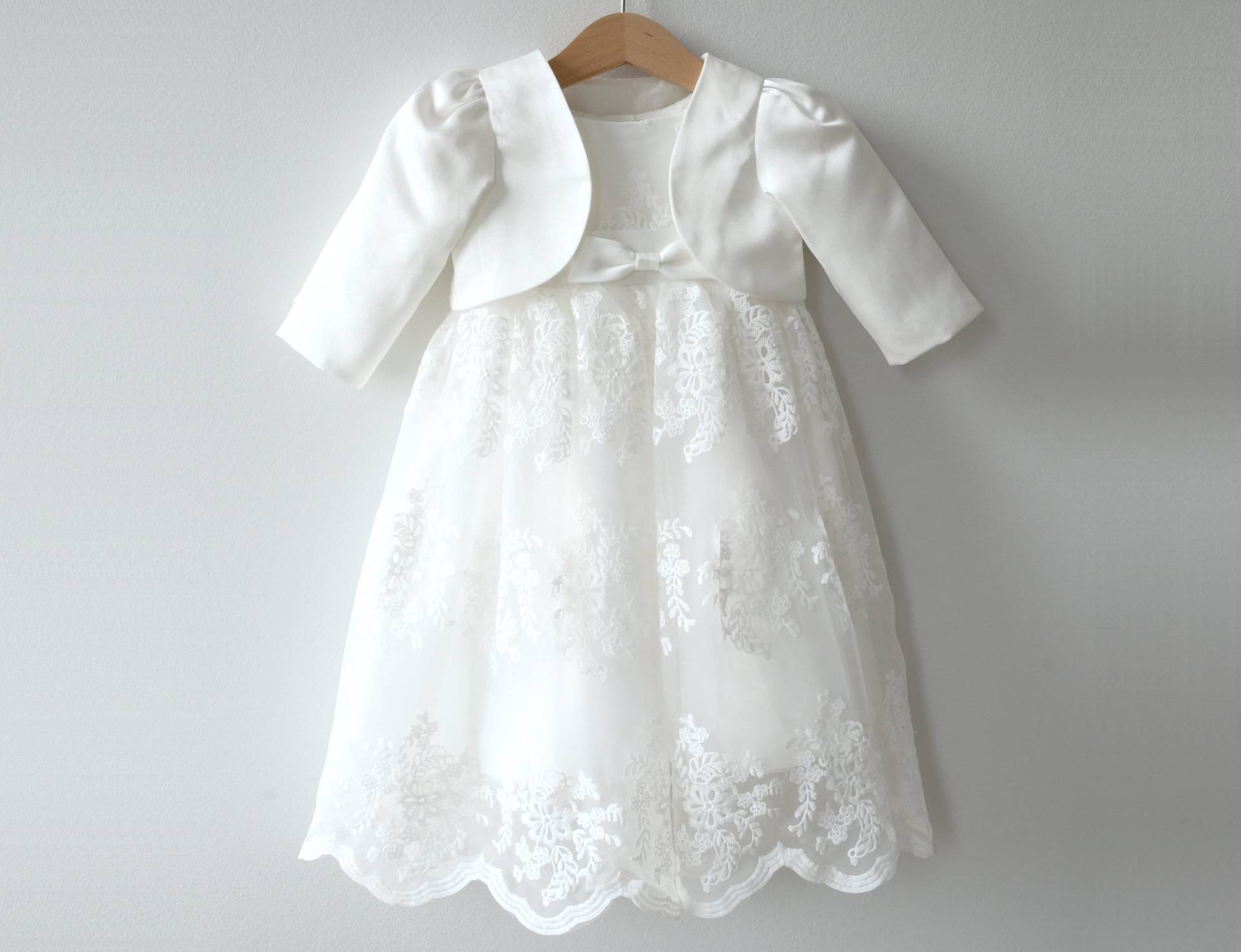 Nasiya Taufkleid Bolero Festkleid Mädchenkleid Babykleid von LoliweKids