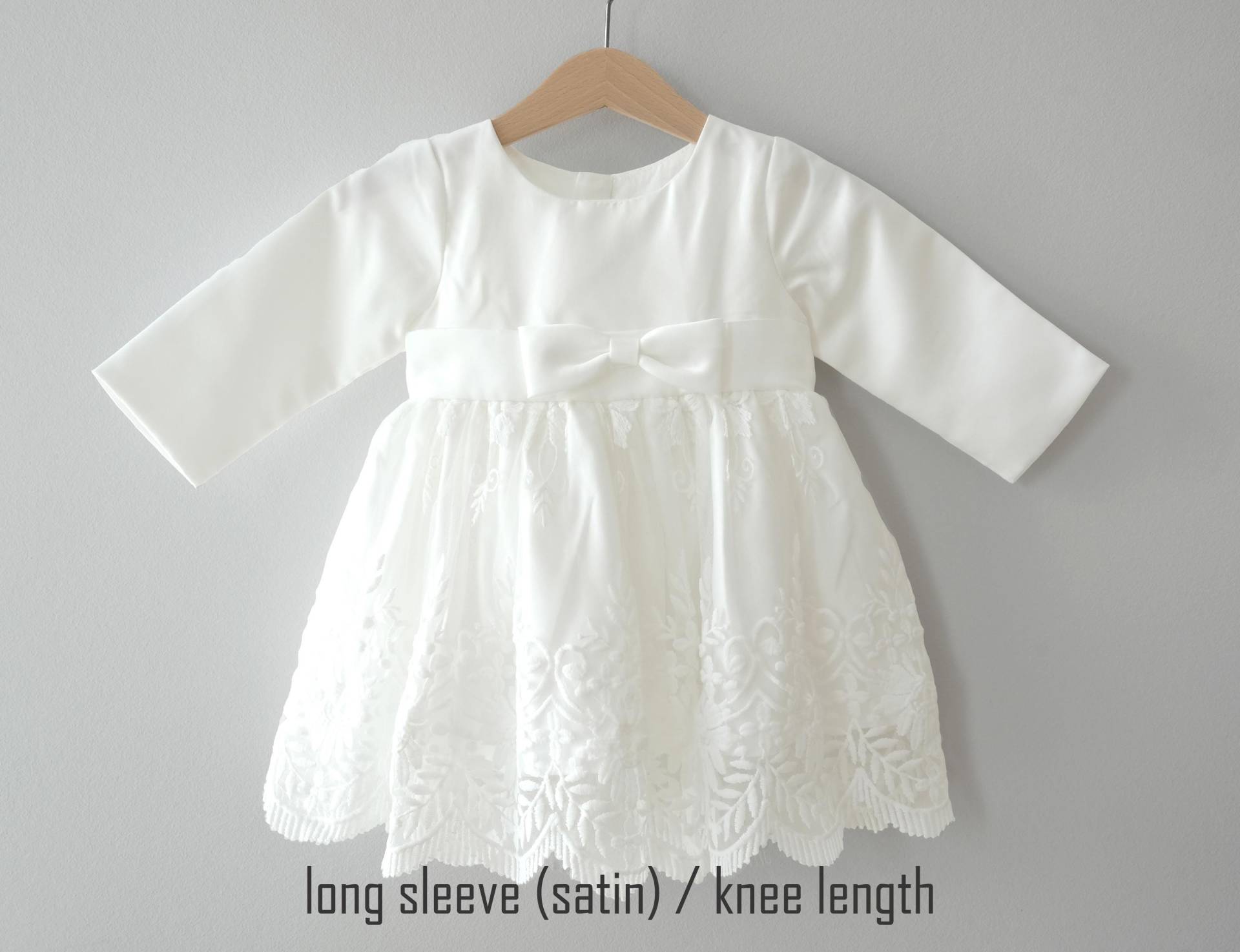 Olia Mit/Ohne Bolero Taufkleid Festkleid Mädchenkleid Babykleid Baptism Dress von LoliweKids
