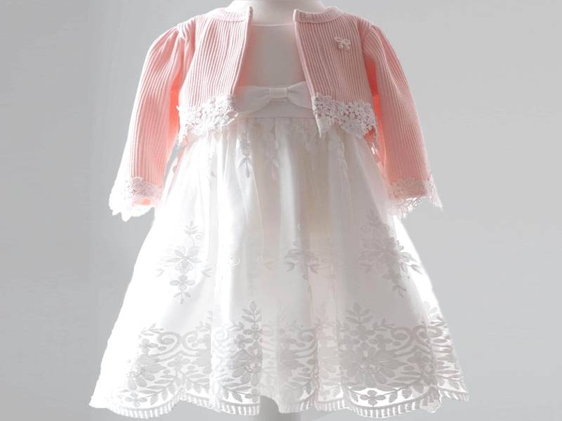 Olia Taufkleid Mit Bolero Festkleid Mädchenkleid Babykleid von LoliweKids