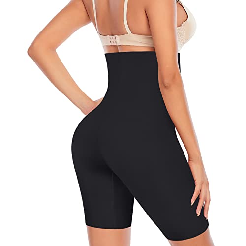 Lollanda Keine Spur Figurenformend Miederpants für Damen Bauchweg Shapewear Miederhose Taille Shaper Unterwäsche. (Schwarz, M) von Lollanda