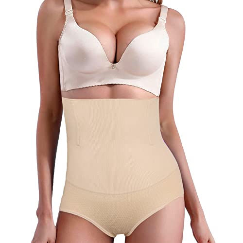 Lollanda Hoher Taille Miederslips für Damen Bauchweg Figurformende Miederhose Beckenkonvergenz Unterwäsche. (XL/XXL, Hautfarbe) von Lollanda