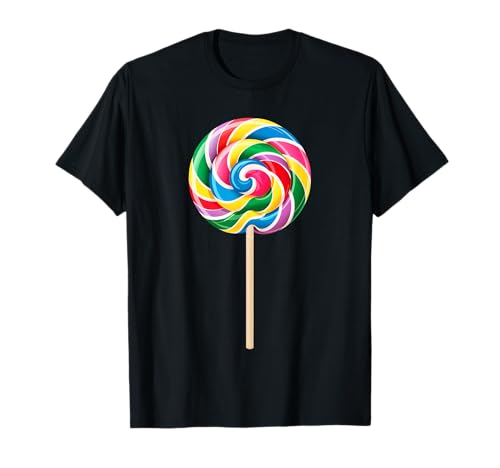 Lollipop Shirt Herren Damen Kinder Regenbogen Sucker Candy Kostüm T-Shirt Lollipop Shirt Herren Damen Kinder Regenbogen Sucker Candy Kostüm T-Shirt von Lollipop Rainbow Sucker Candy Costume Shirts