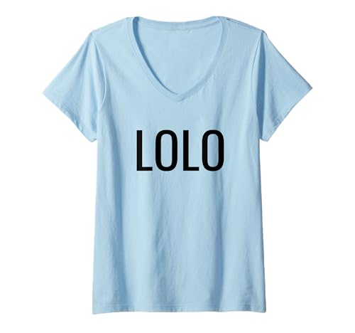 Damen Lolo T-Shirt mit V-Ausschnitt von Lolo